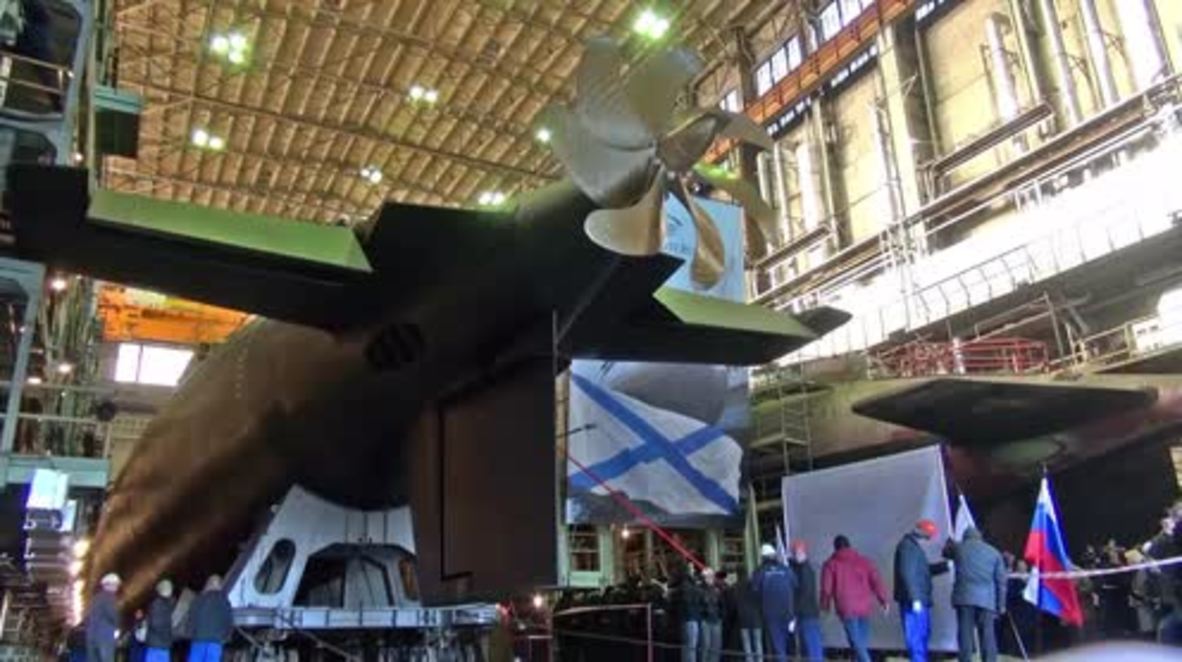 Russia: New Black Sea Fleet submarine launched in St. Petersburg