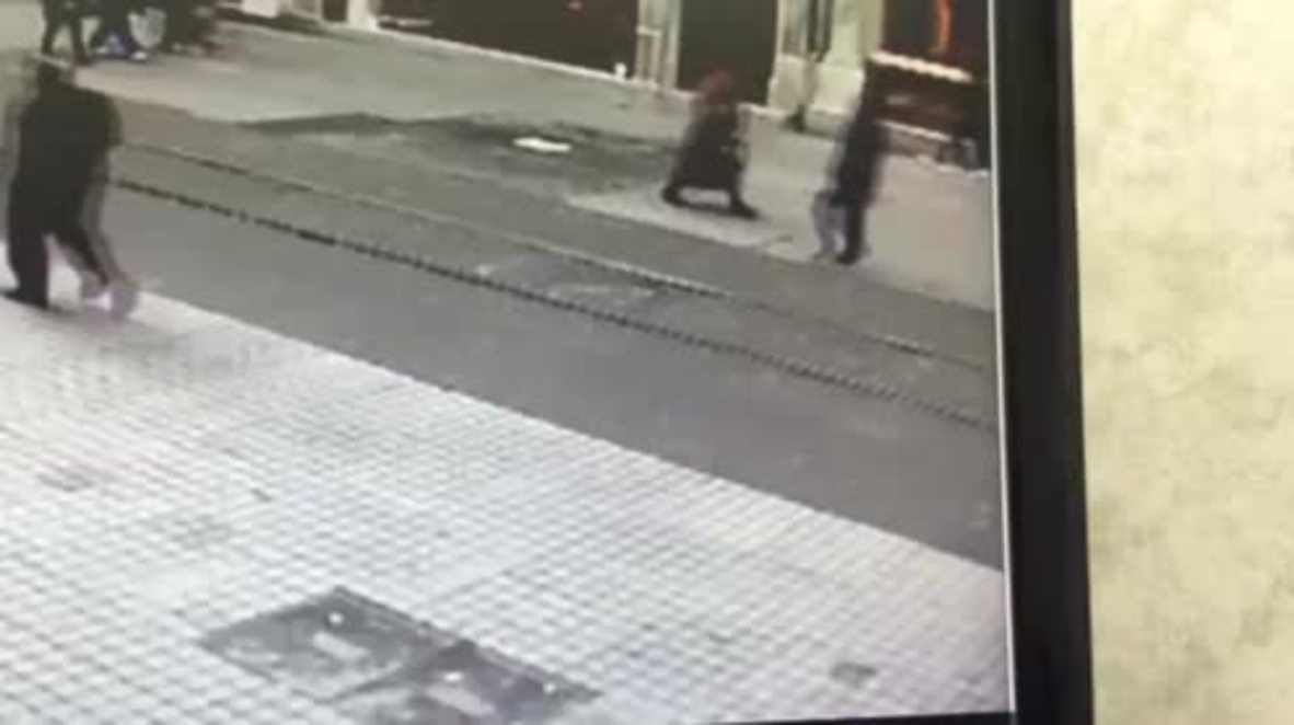 Turkey: CCTV footage captures moment of suicide bomb blast in Istanbul