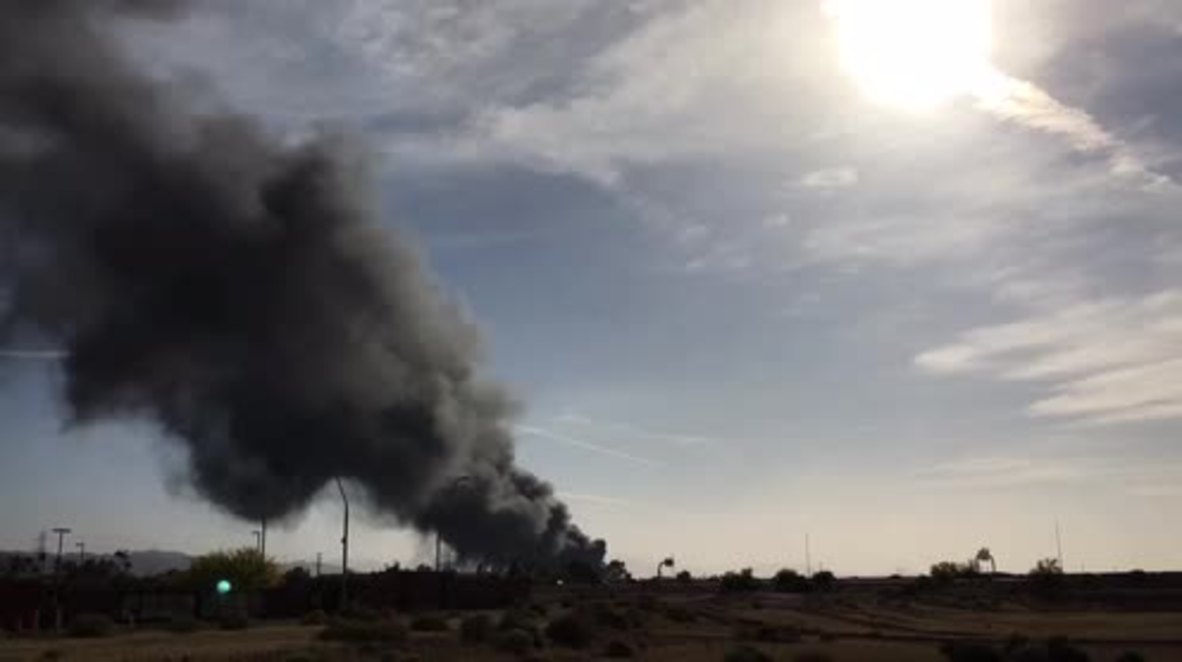 USA: Phoenix recycling centre goes up in flames