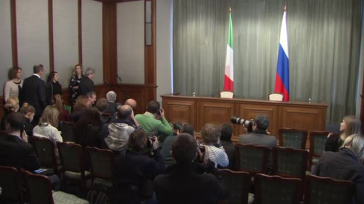 Russia: Lavrov and Italian FM question reflexive use of sanctions against Russia