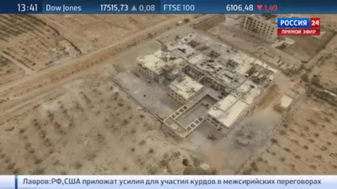 Syria: Drone footage captures ancient Palmyra after Syrian army enters the city