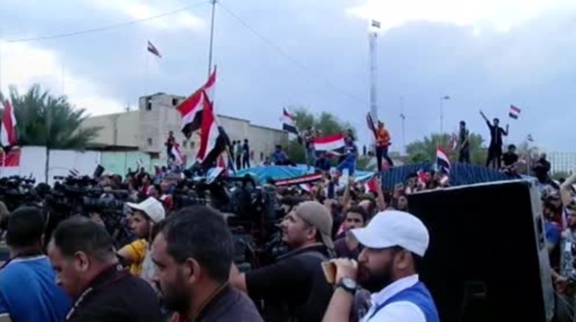 Iraq: Shia cleric Sadr leads thousands into Bagdad’s Green Zone