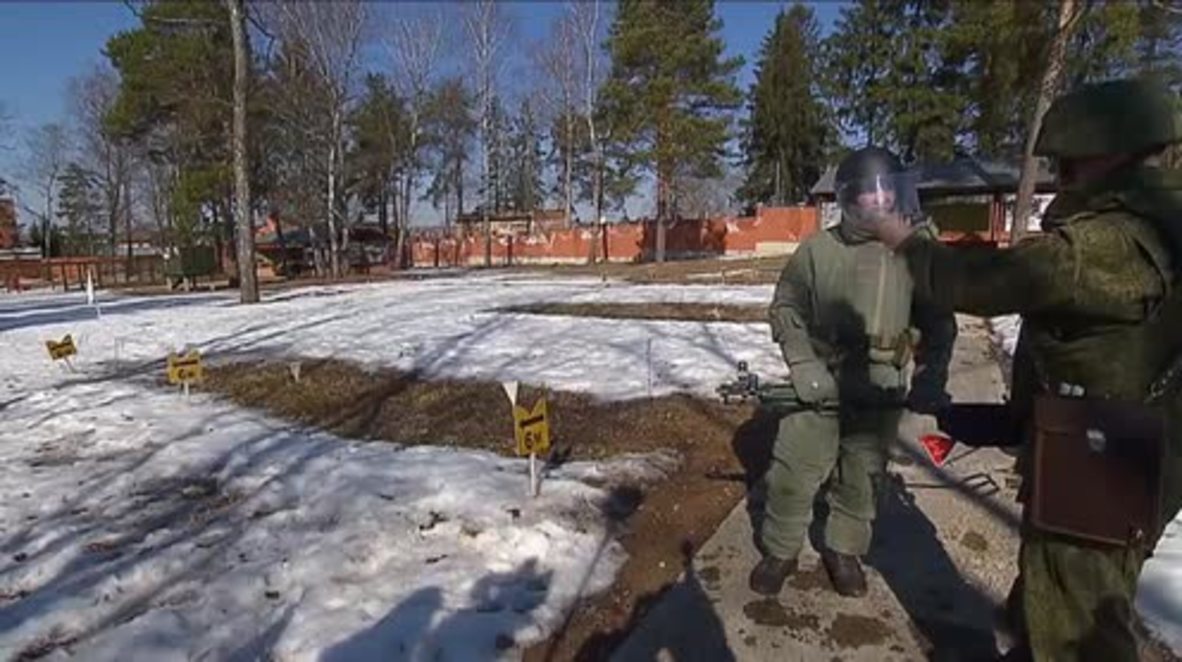 Russia: Russian bomb disposal experts depart for Palmyra after final prep