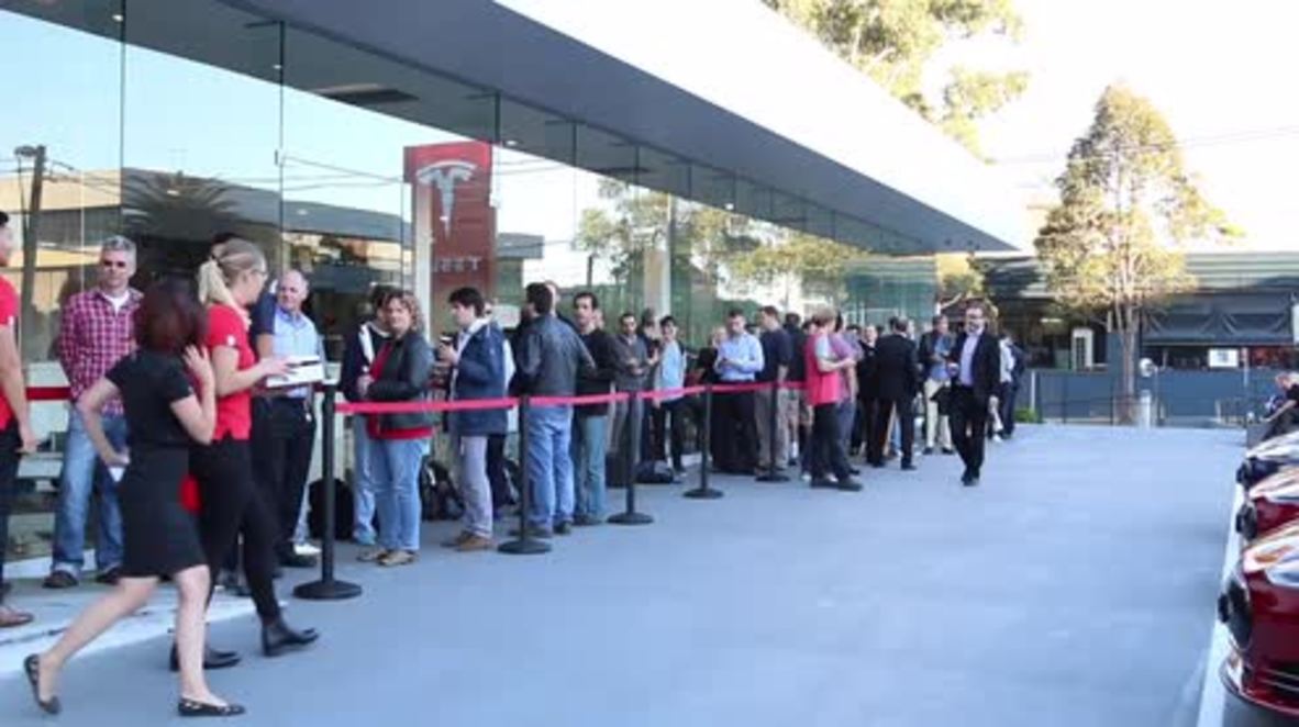 Australia: Meet the first man to order new Tesla 3 electric car – without even SEEING it