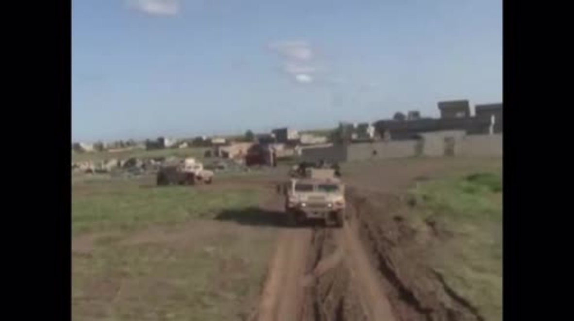 Iraq: Army soldiers continue push on Mosul *GRAPHIC*