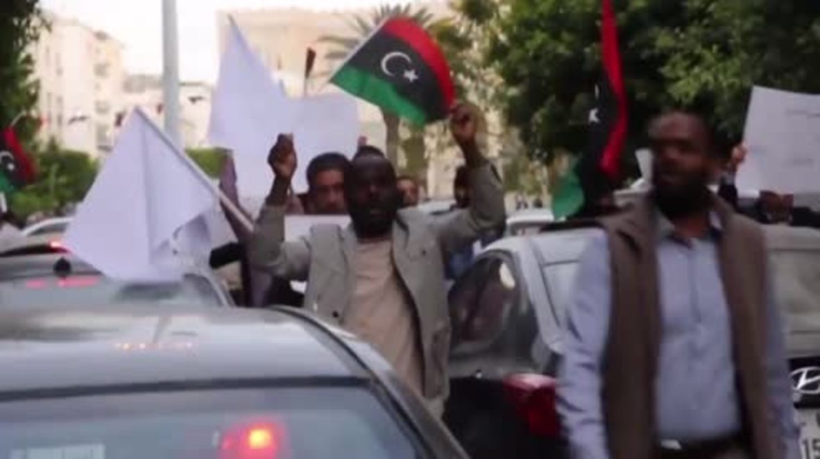 Libya: Tripoli rally held in support of unity government