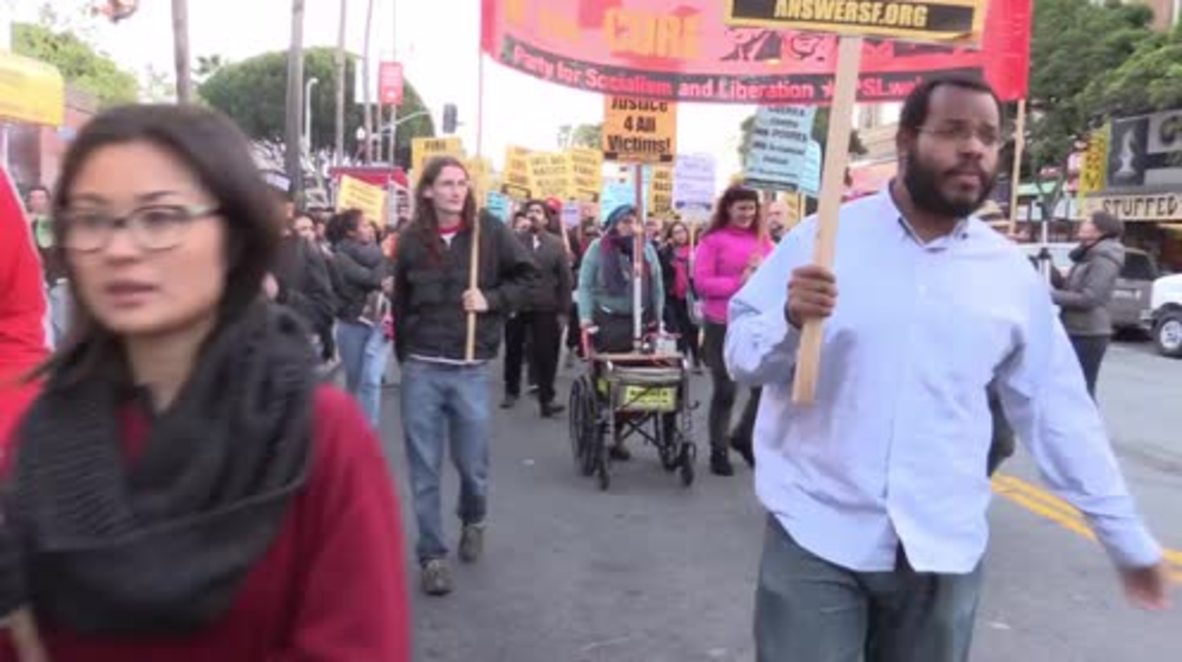 USA: SanFran activists protest police racism, brutality