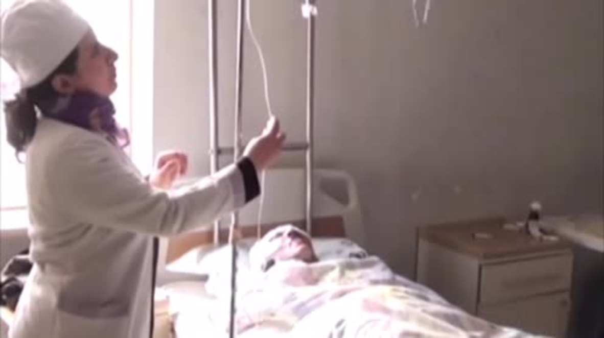 Azerbaijan: Injured treated in hospital after fighting in Nagorno-Karabakh
