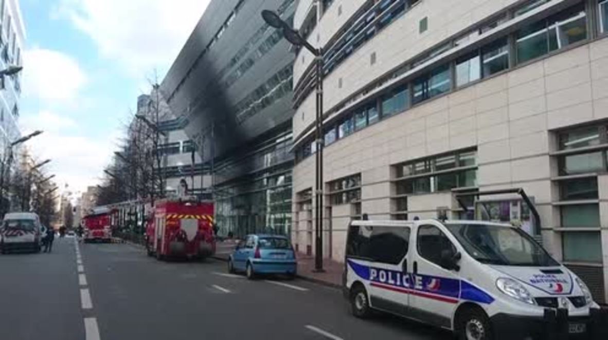 France: Labour reform protesters set fire to bins, blaze spreads to school