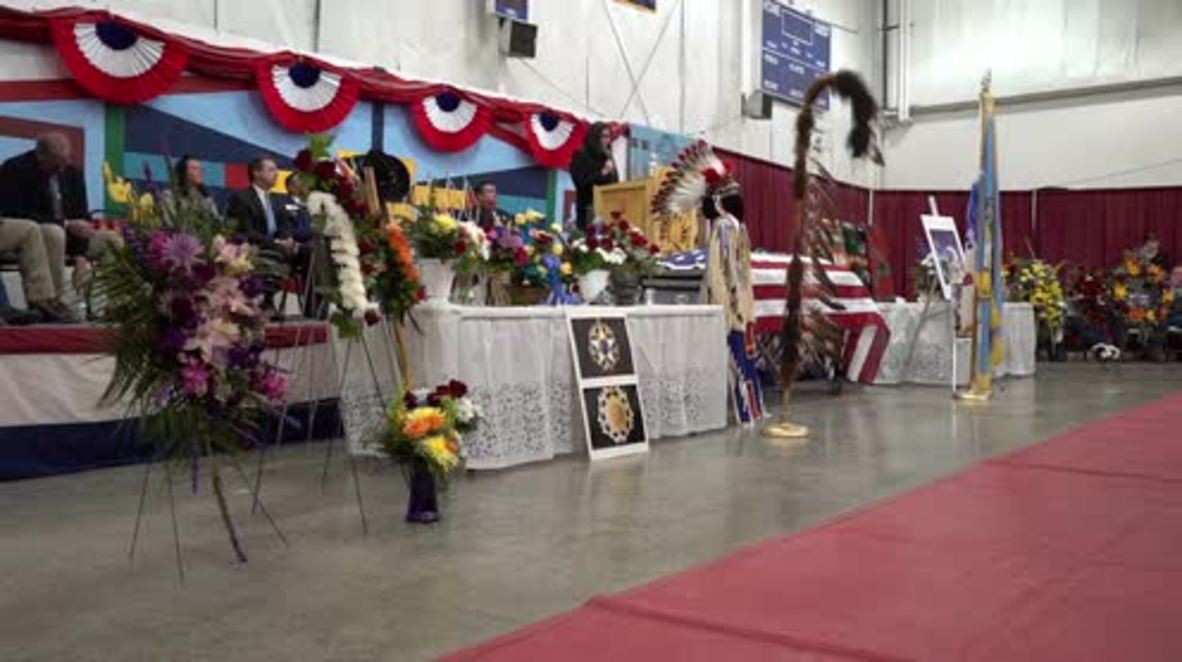 USA: Crow Tribe's last war chief laid to rest after passing at age of 102