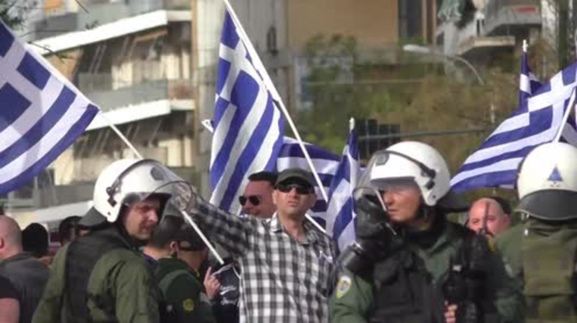 Greece: Golden Dawn rally against refugees in Piraeus