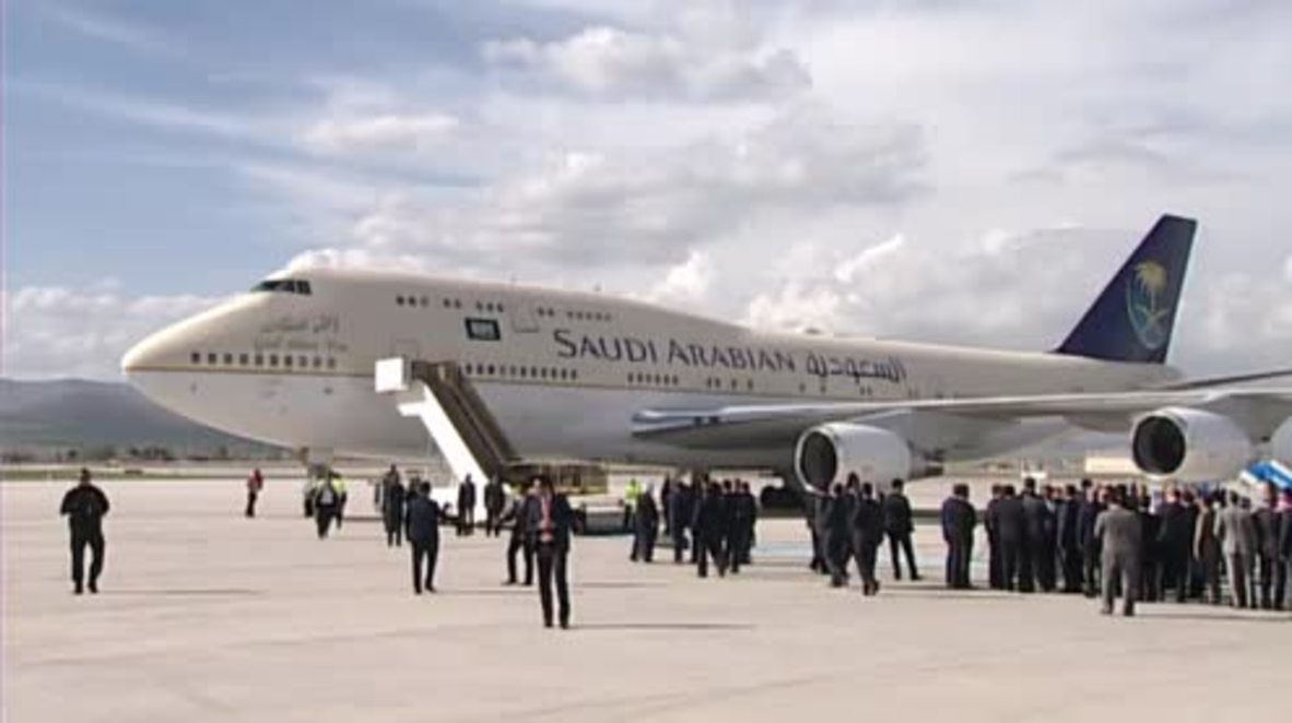 Turkey: Saudi King Salman welcomed by Erdogan ahead of Syria talks