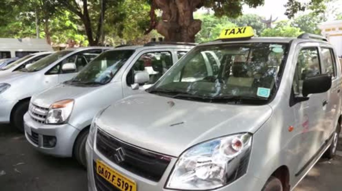 India: Goa's taxi drivers strike against app-based operators