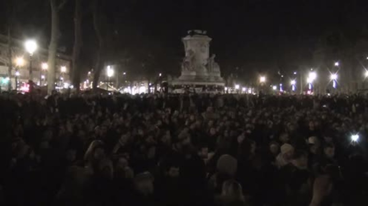 France: Tens of thousands hold Paris sit-in to decry labour reforms