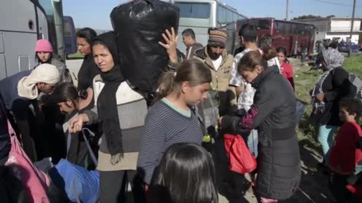 Greece: Idomeni refugees moved to new site near Katerini