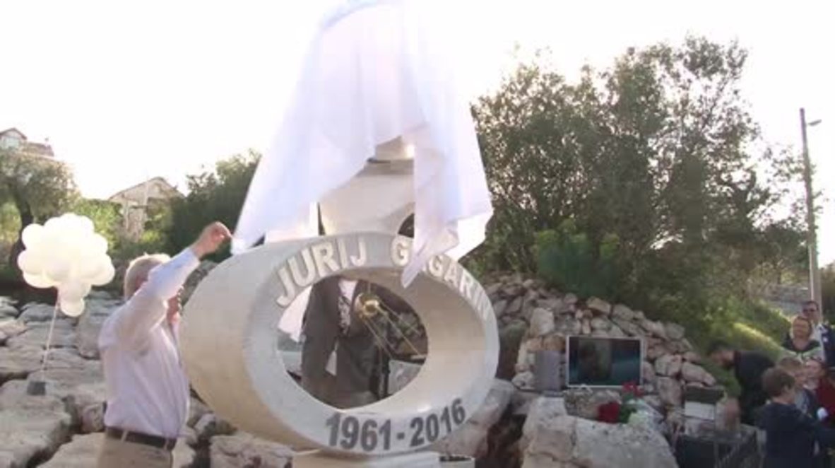 Montenegro: Yuri Gagarin monument unveiled for Cosmonautics Day