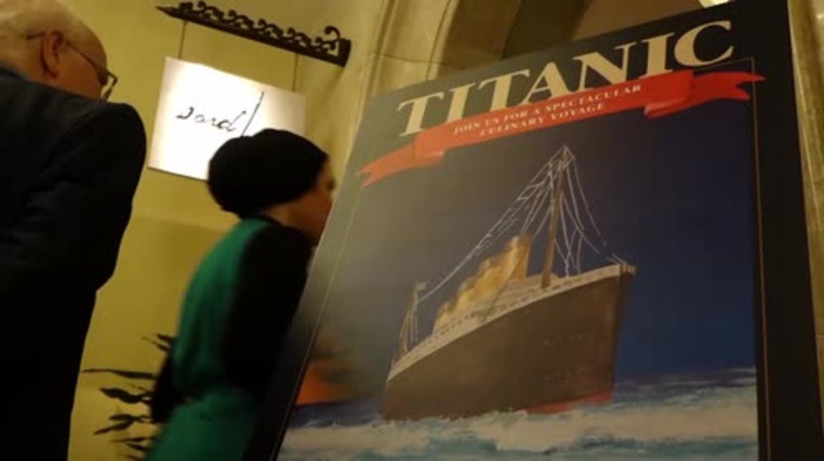 UAE: Diners enjoy Titanic passengers' last meal in Abu Dhabi
