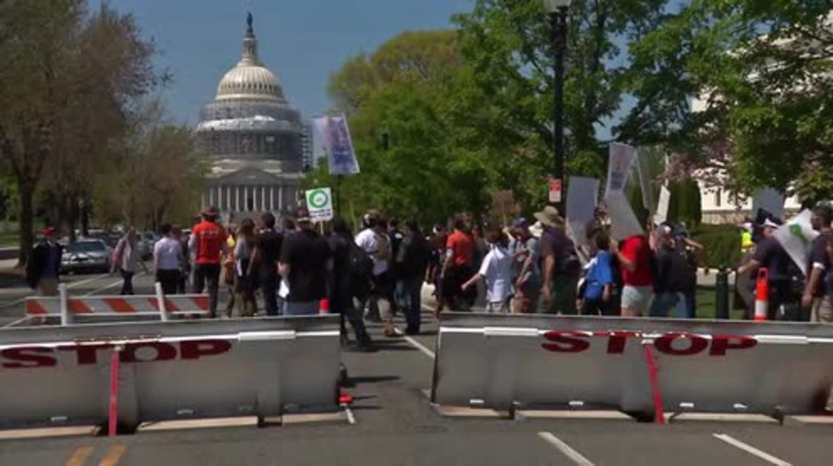 USA: Further arrests dog 'Democracy Spring' protest in Washington