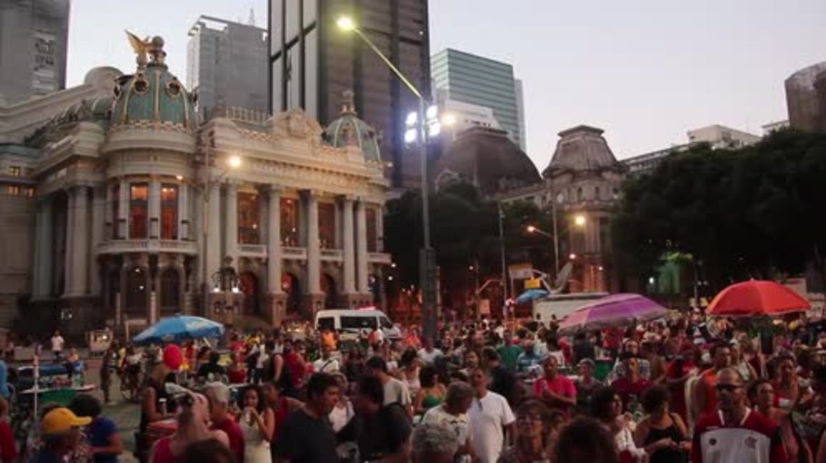 Brazil: Protesters decry 'coup' in Rio ahead of Rousseff’s impeachment vote