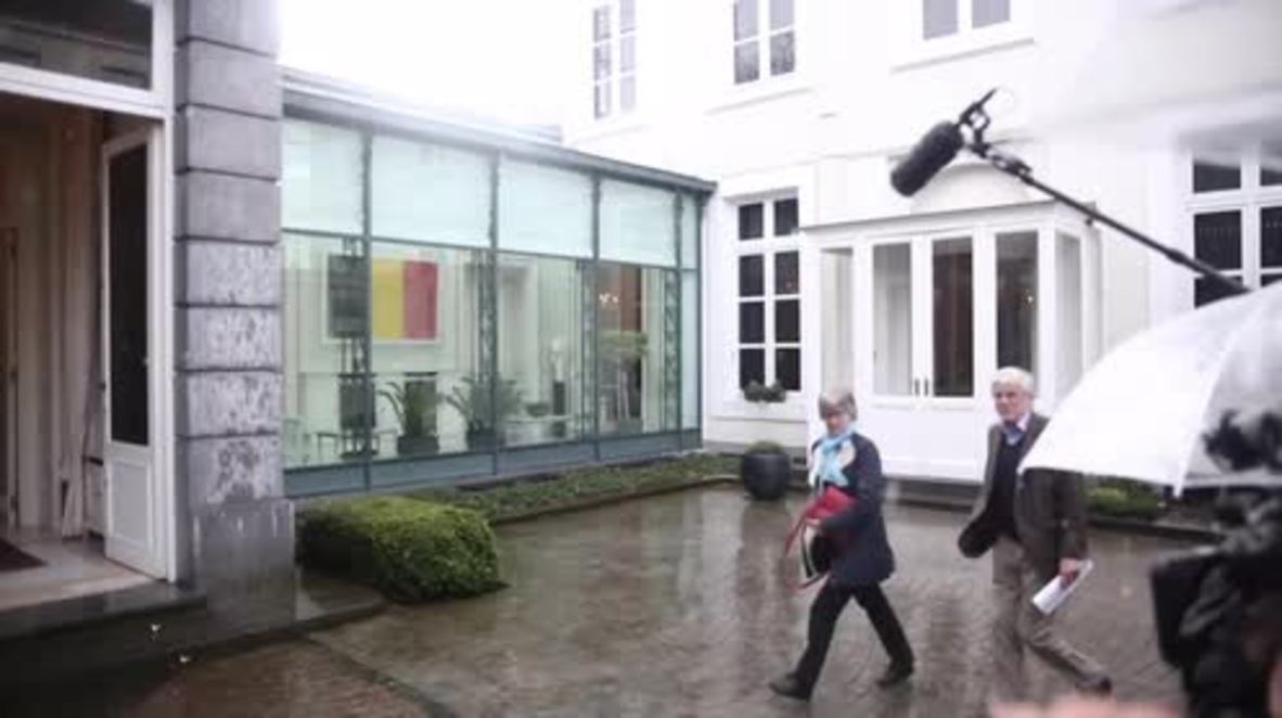 Belgium: Belgian PM Charles Michel meets relatives of Brussels attack victims
