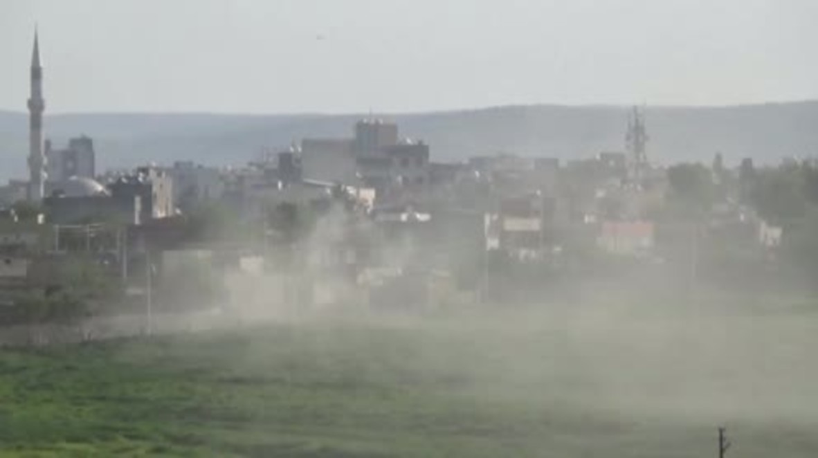 Syria: Turkish military op. spills over the border - reports *EXCLUSIVE* *PARTNER CONTENT*