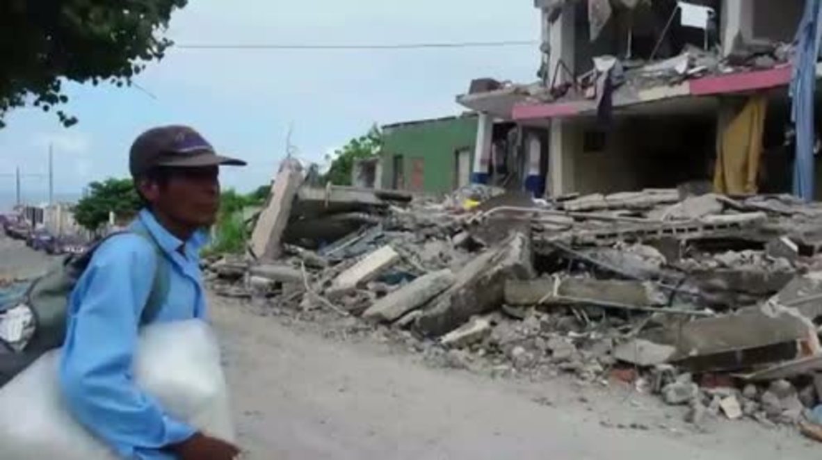 Ecuador: Rescue crews continue search while quake death toll reaches 350
