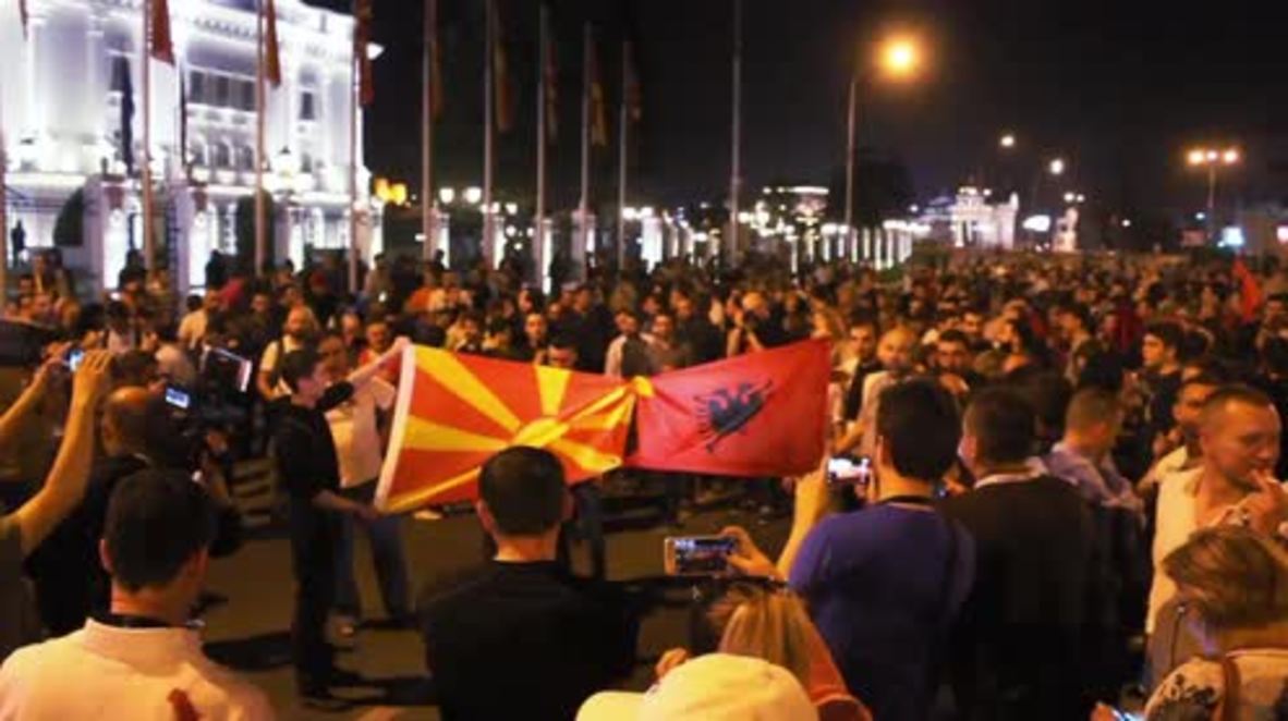 Macedonia: Anti-govt. protests continue in Skopje
