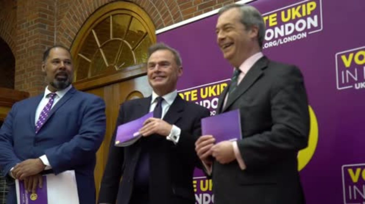 UK: UKIP launches London mayoral manifesto