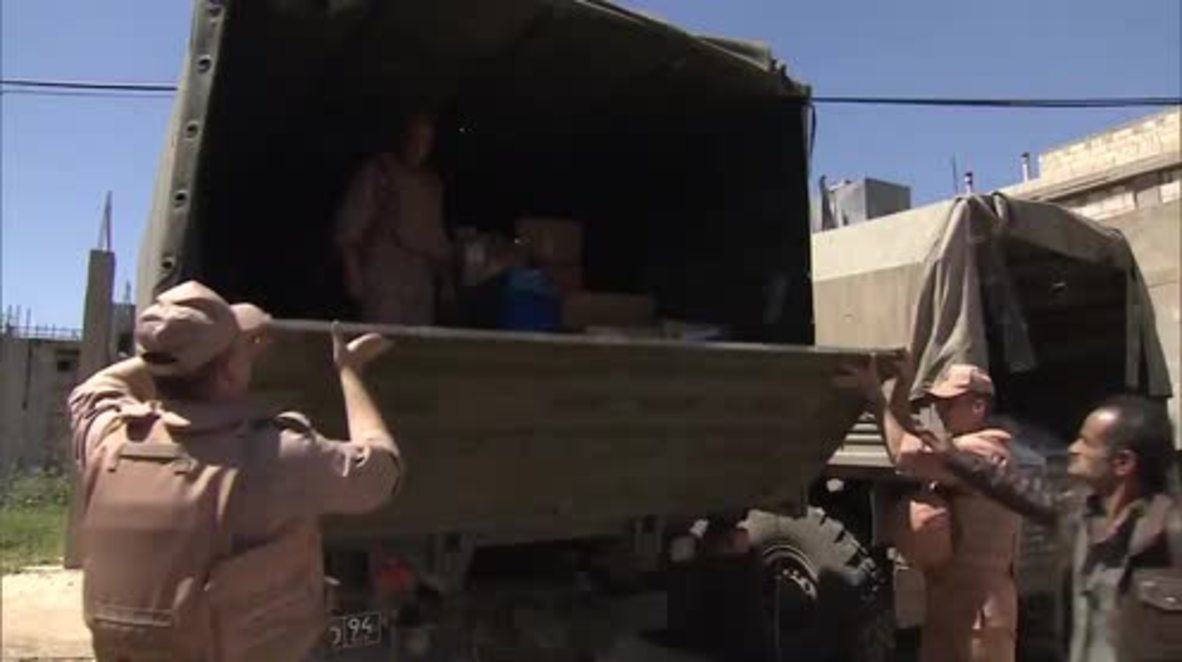 Syria: Russian troops provide medical care and aid to residents of Al-Jabriya