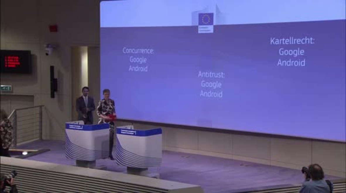 Belgium: Google charged with breaching EU antitrust law over Android