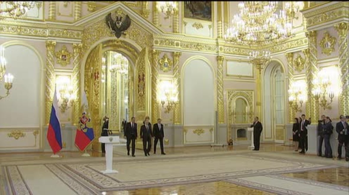 Russia: Putin talks Syria conflict as he receives 16 foreign ambassadors