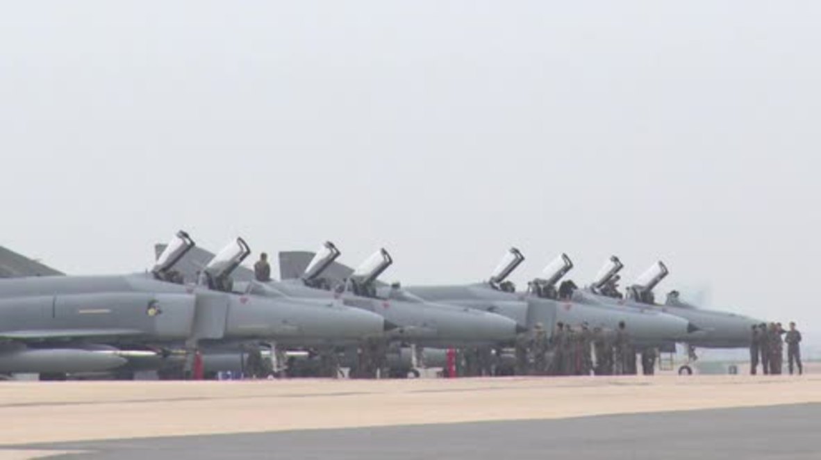 South Korea: US and South Korean jets participate in joint drills