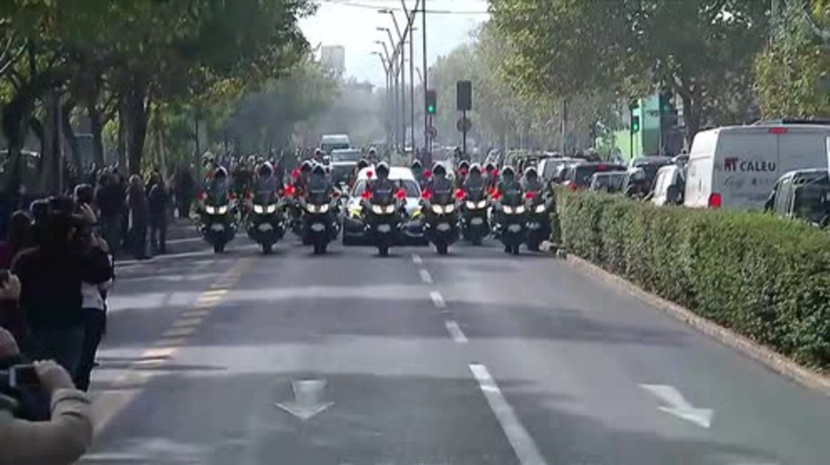 Chile: Funeral for Chile’s first elected pres. Patricio Aylwin draws thousands