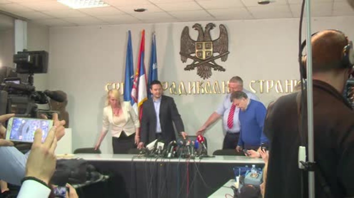 Serbia: Serbian Radical Party leader disappointed with election results