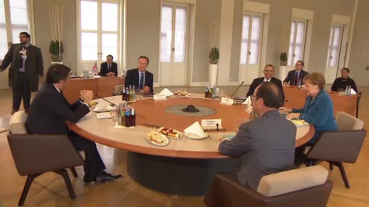 Germany: Merkel hosts Obama, Cameron, Hollande, and Renzi in Hanover