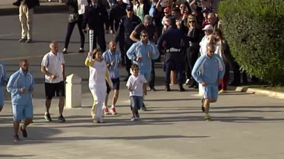 Greece: 2016 Olympic flame handed over to Brazil in spectacular ceremony
