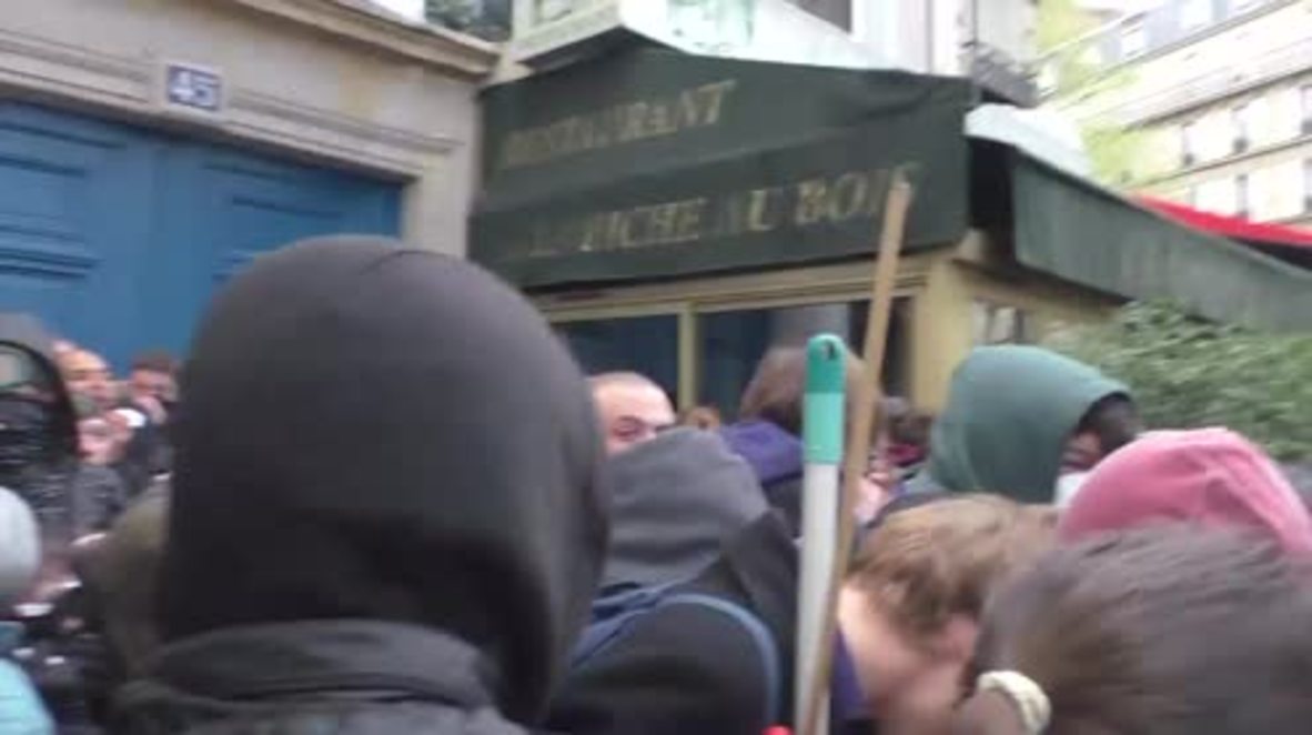 France: Ruptly producer teargased as clashes hit Paris labour reforms demo