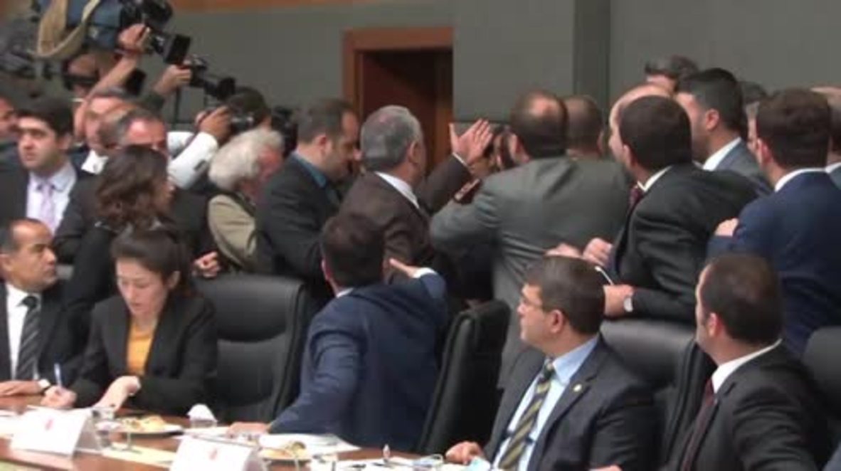 Turkey: Scuffles erupt during Constitutional Committee meeting