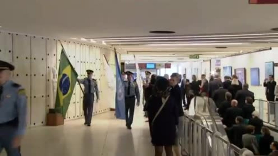 Switzerland: Olympic flame arrives at United Nations office in Geneva