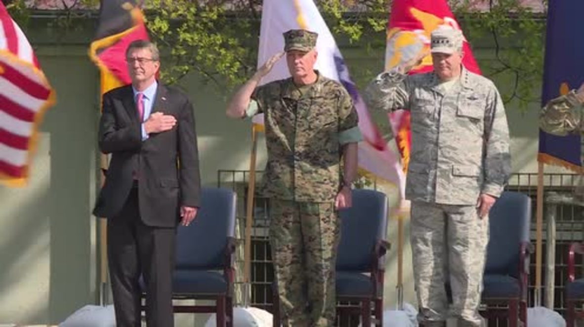 Germany: Ash Carter oversees EUCOM change of command in Stuttgart