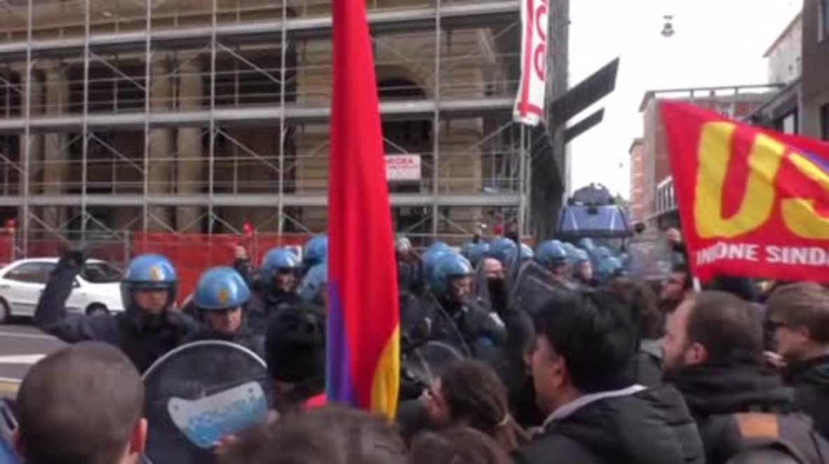 Italy: Clashes erupt over Bologna squat eviction
