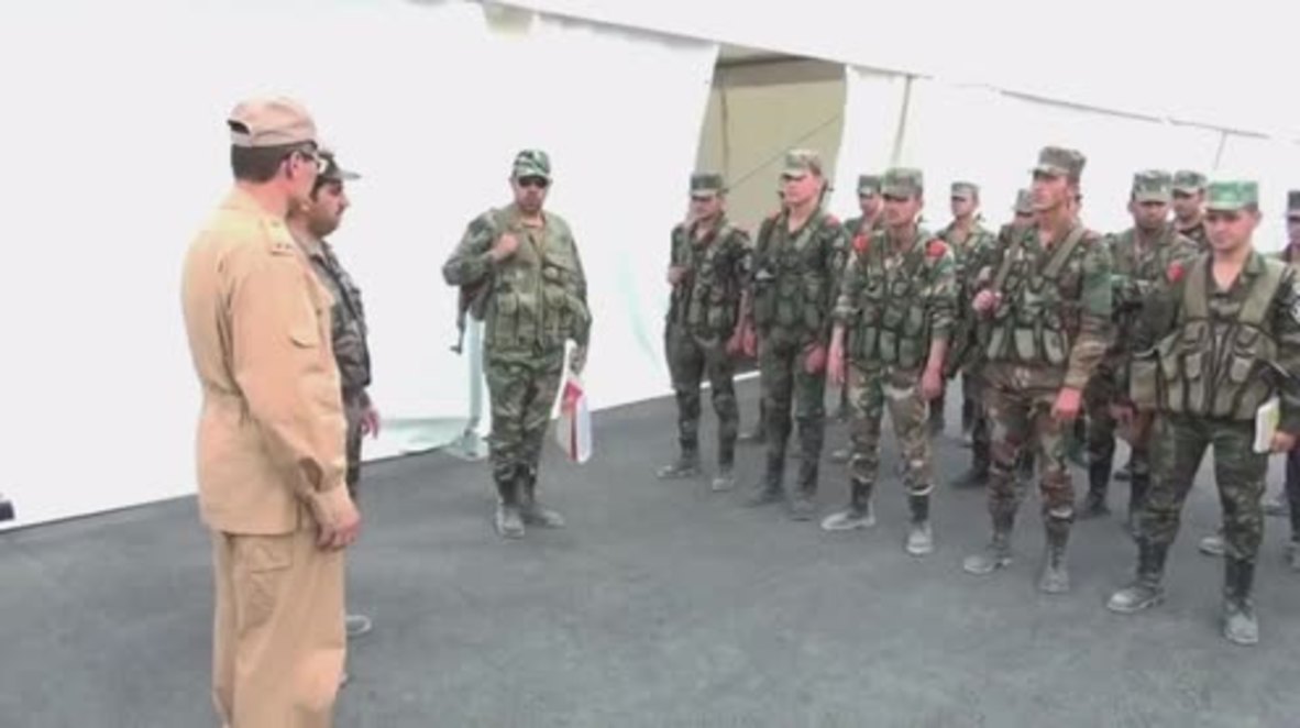 Syria: Russian sappers train Syrian soldiers in mine clearance