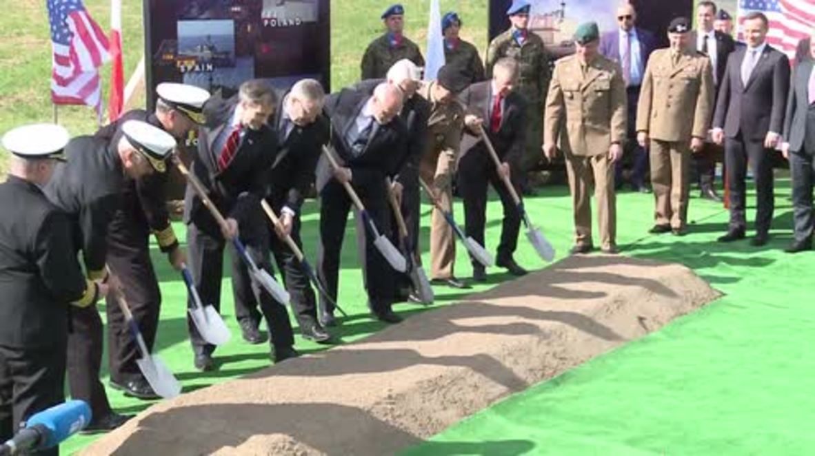 Poland: NATO officials break ground on Aegis Ashore missile defence complex