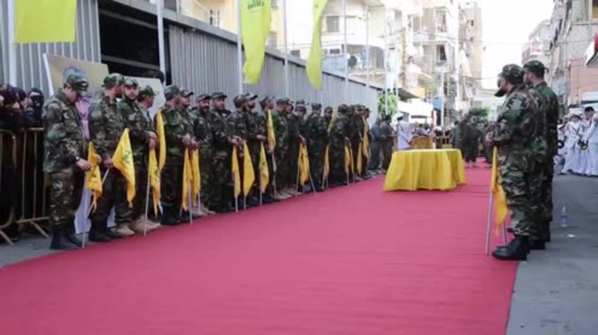 Lebanon: Hundreds mourn loss of top Hezbollah commander