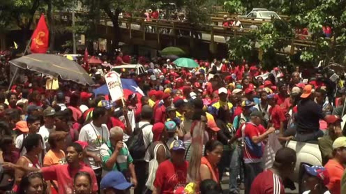 Venezuela: Chavistas and opposition rally in Caracas as Maduro enacts emergency measures