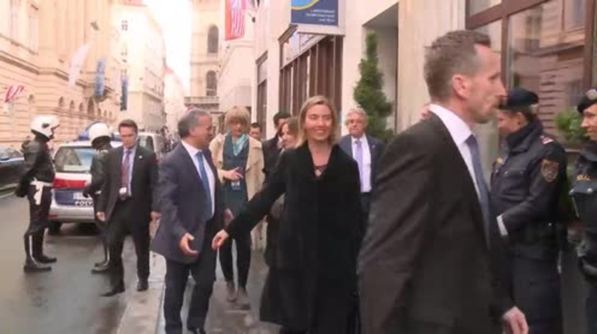 Austria: Mogherini holds numerous bilateral meetings during Libya conference