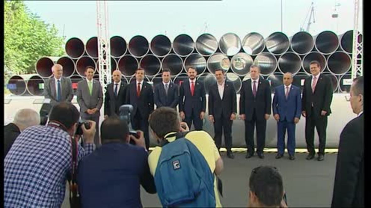 Greece: PM Tsipras inaugurates €39 bln TAP pipeline