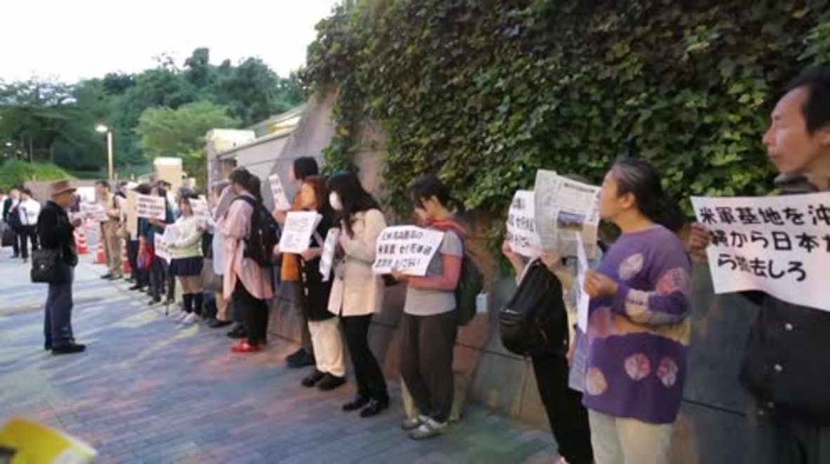 Japan: Protesters rail at Okinawa woman’s murder after ex-US marine arrested