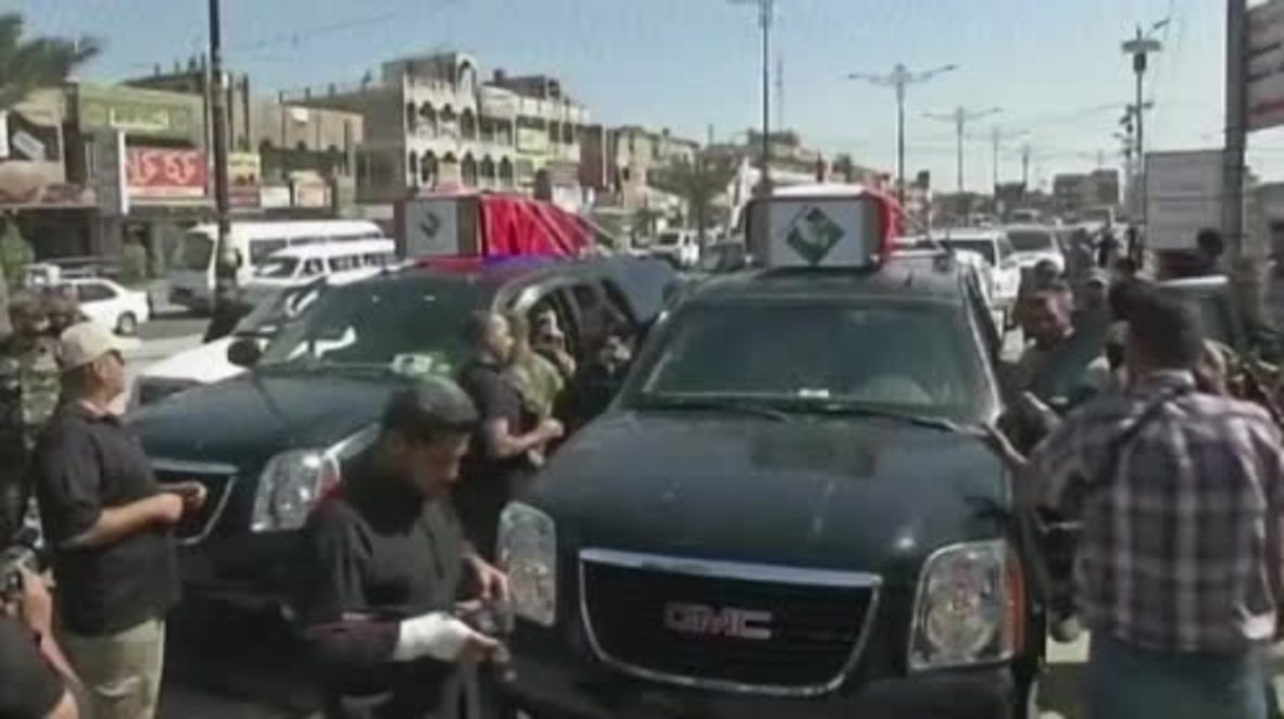 Iraq: Funeral held for anti-govt. protesters killed in Green Zone demo
