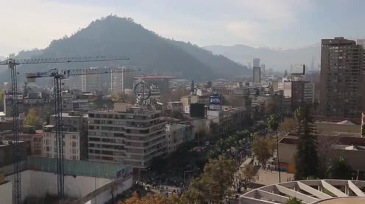Chile: Protesters march for legalisation of cannabis